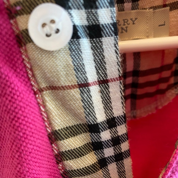 Classic Burberry Monogram Motif Piqué Polo - Picture 3 of 5